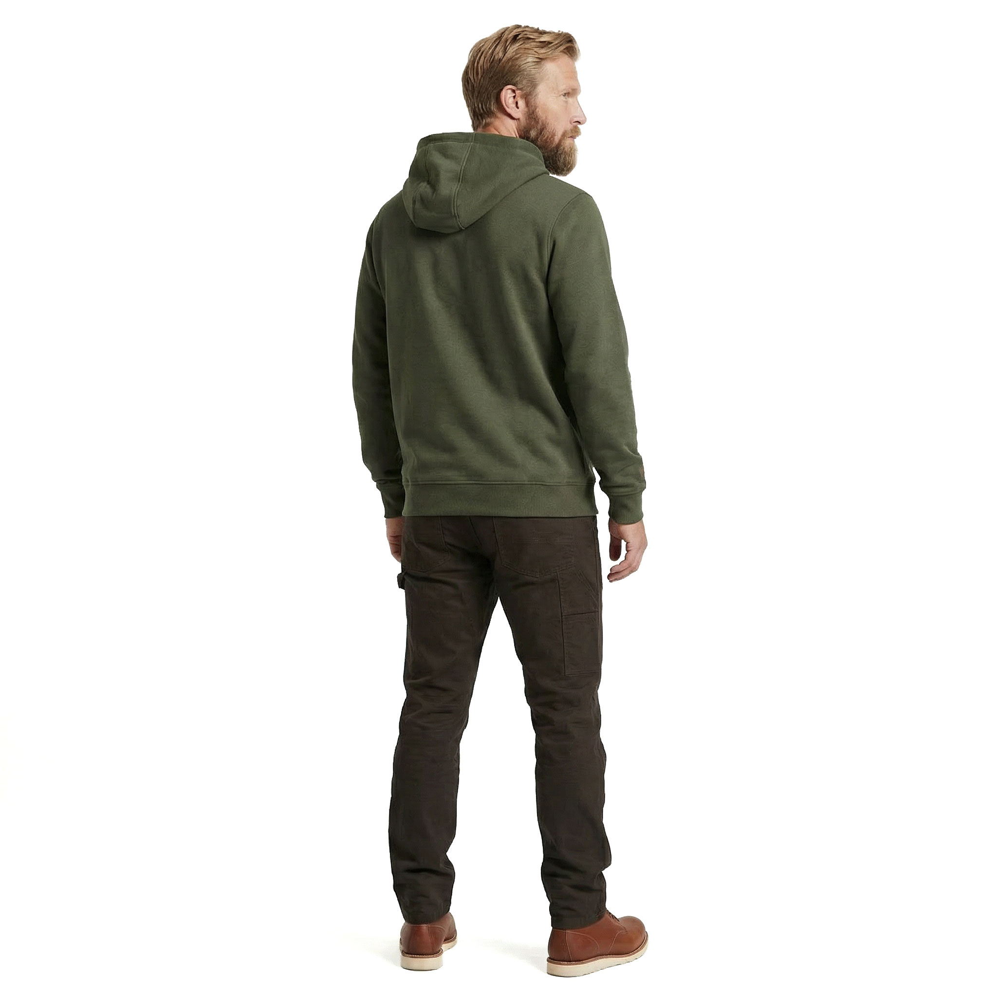 Westborn Logo hoodie, Dark Olive, large image number 3