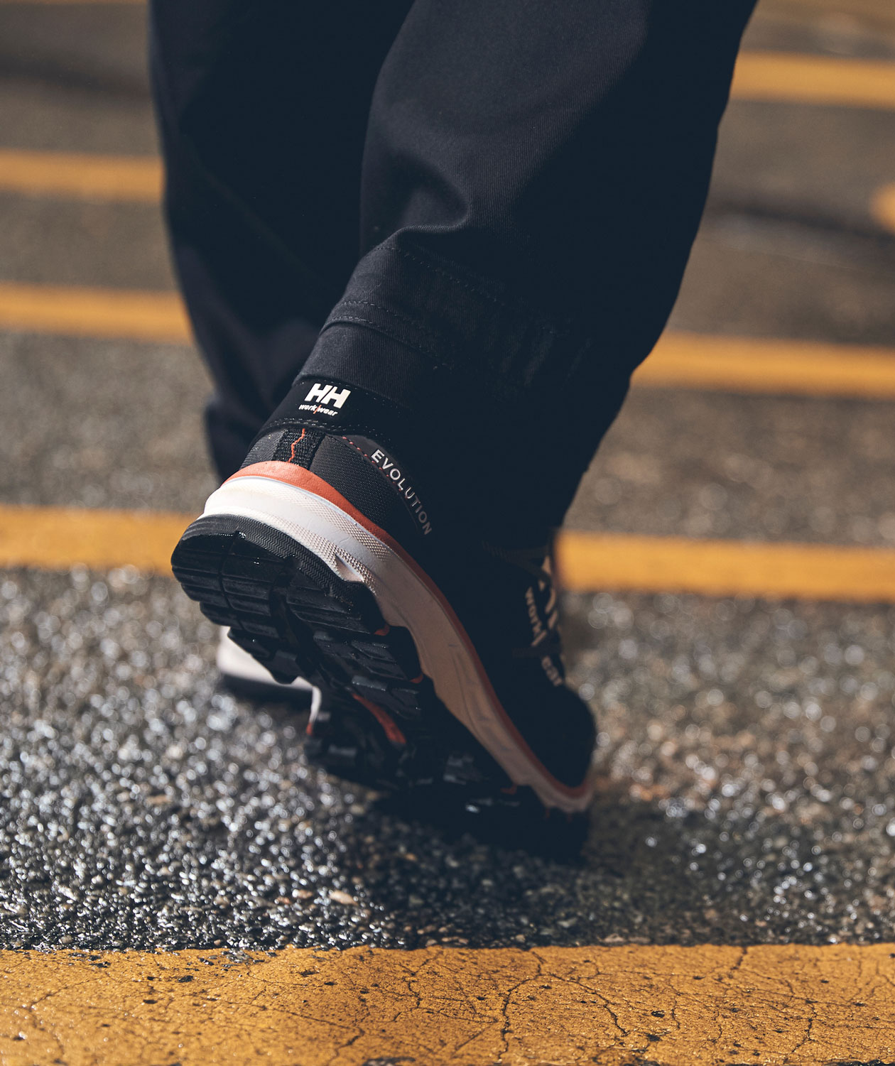 Helly Hansen Luna Low skyddsskor S3, Svart/Orange, large image number 2