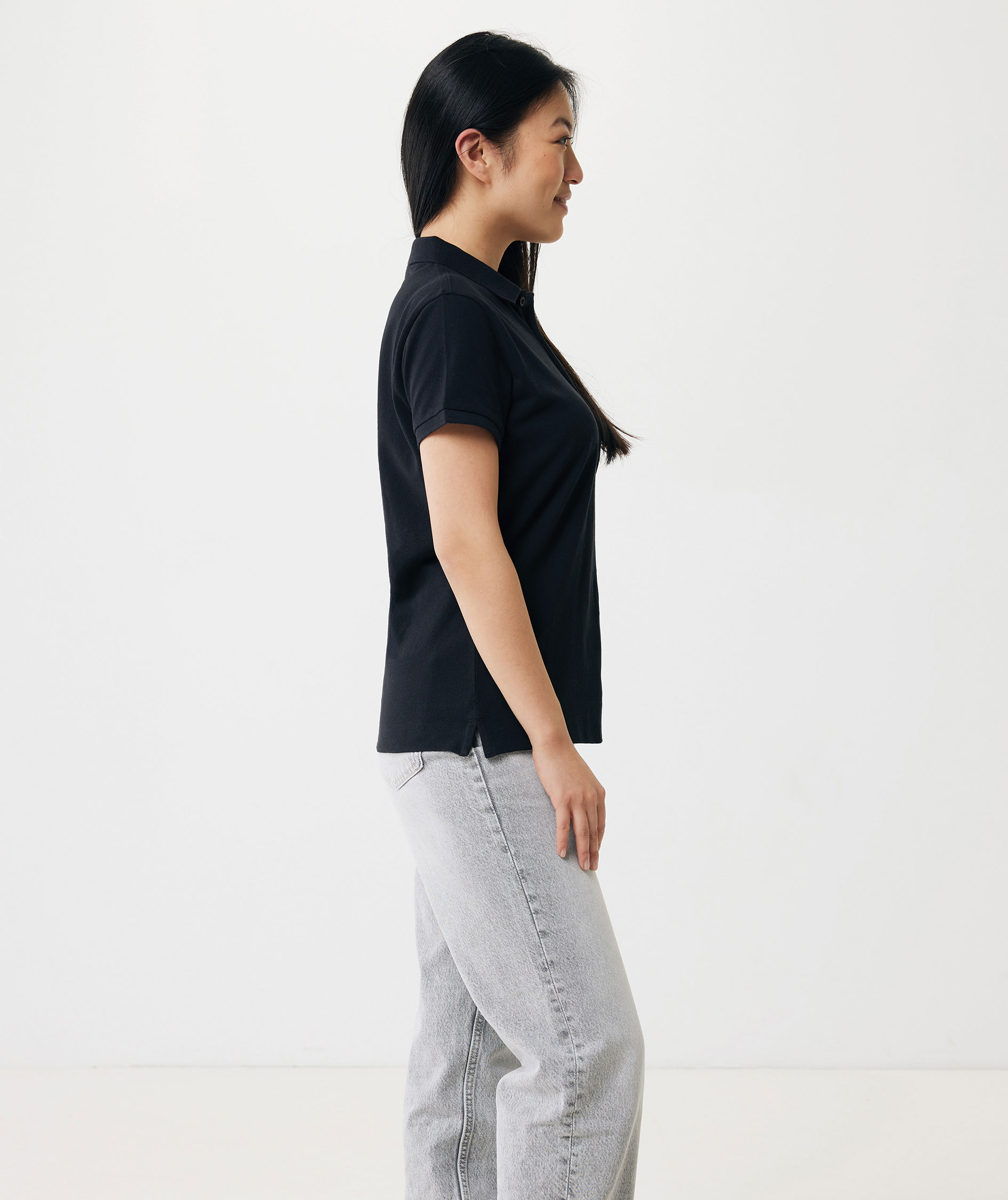 Iqoniq Yosemite Damen Poloshirt, Schwarz, large image number 4