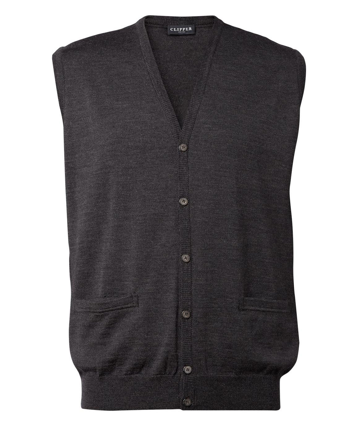 Clipper Milan v&auml;st med merinoull, Charcoal