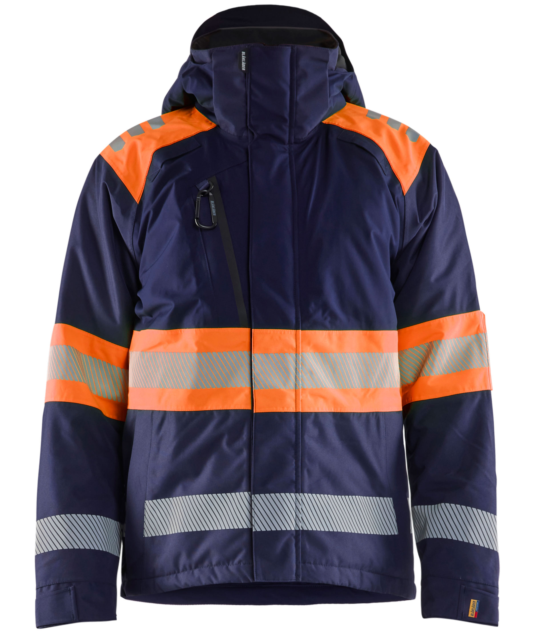 Marinbl&aring;/Varselorange