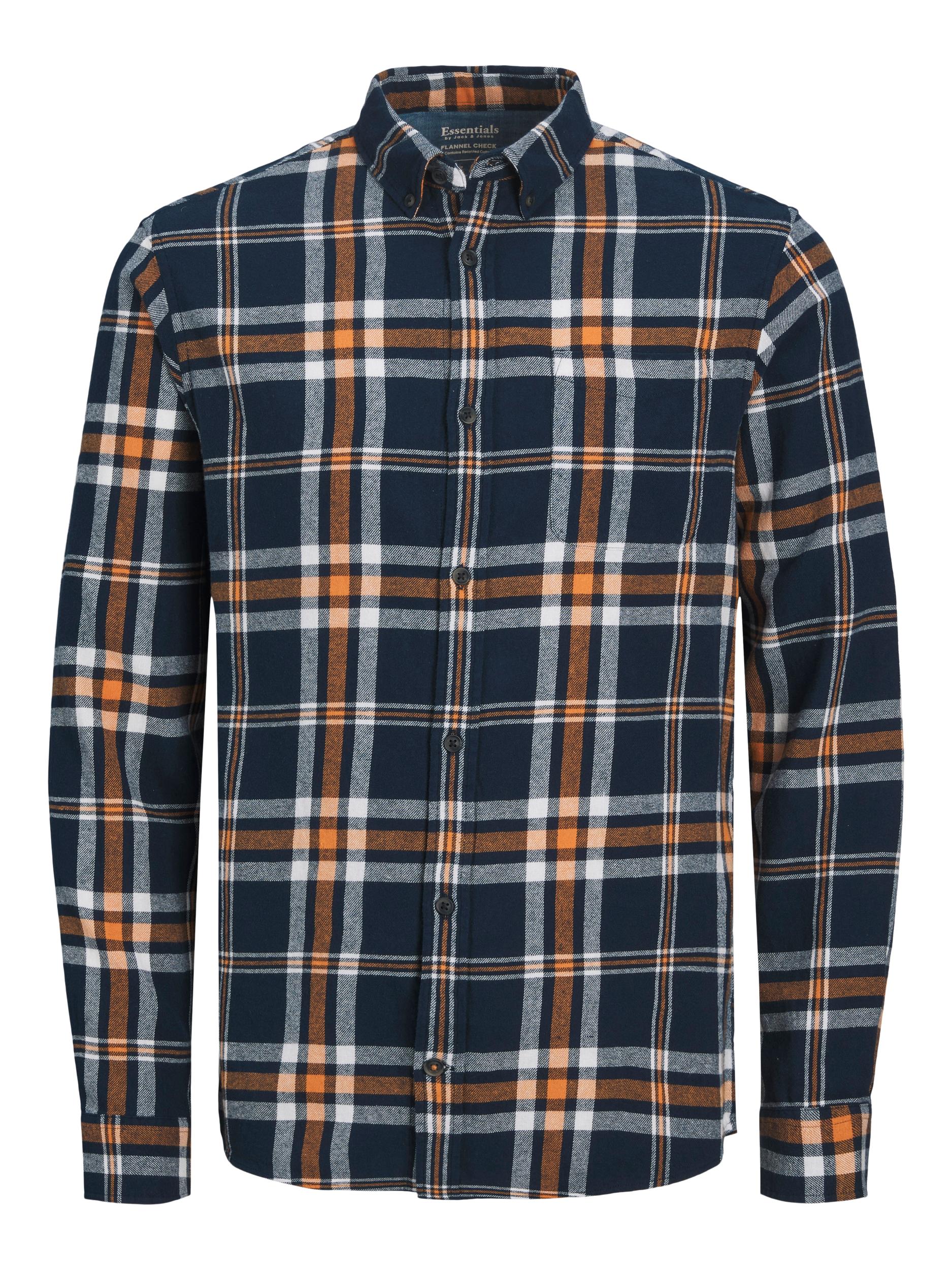 Jack & Jones JJECLASSIC Autumn Check flannelskjorte, Desert Sun