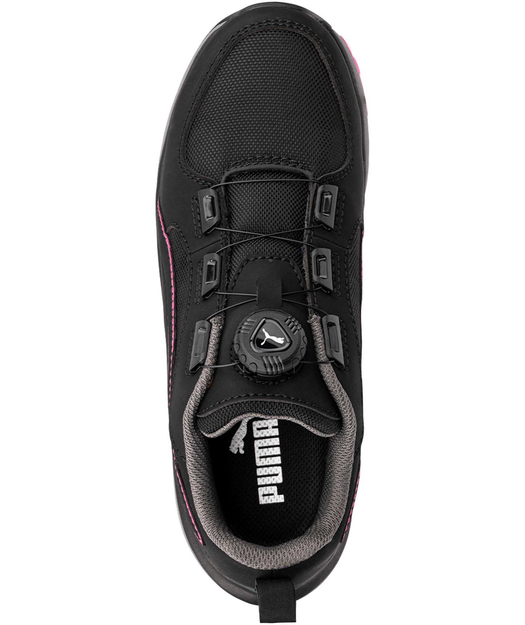 Puma Aspire dame sikkerhedssko S3S, Black/Pink, large image number 3