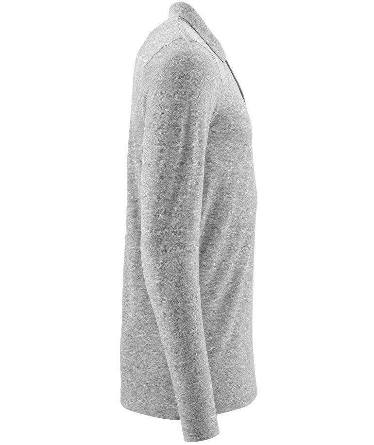 Mascot Crossover lang&aelig;rmet polo, Gr&aring;, large image number 3