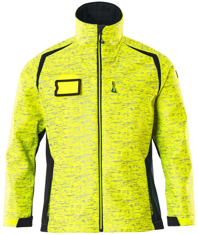 Mascot Accelerate Safe softshelljakke, Hi-vis Gul/Svart, Hi-vis Gul/Svart, swatch