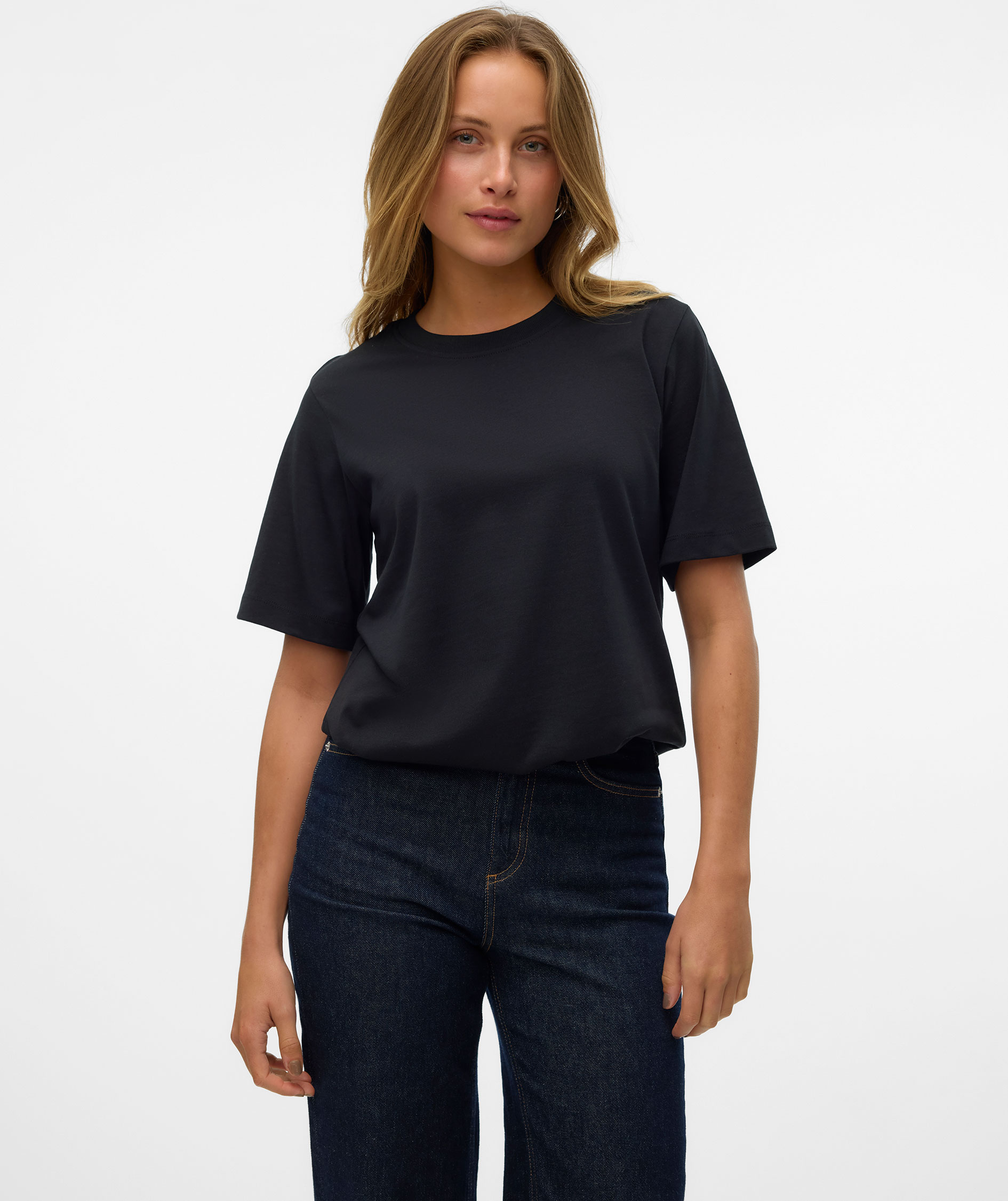 Vero Moda VMDEMI women's T-shirt, Black, large image number 1