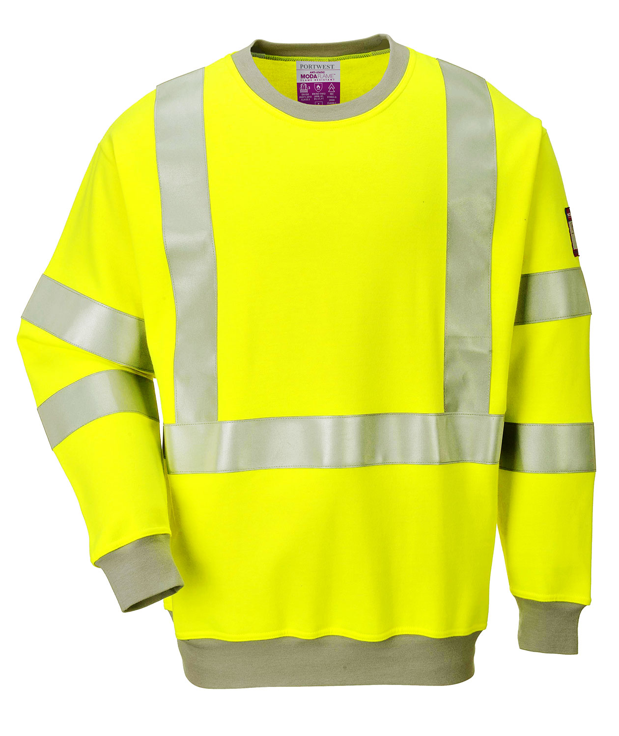 Portwest FR sweatshirt, Varsel Gul