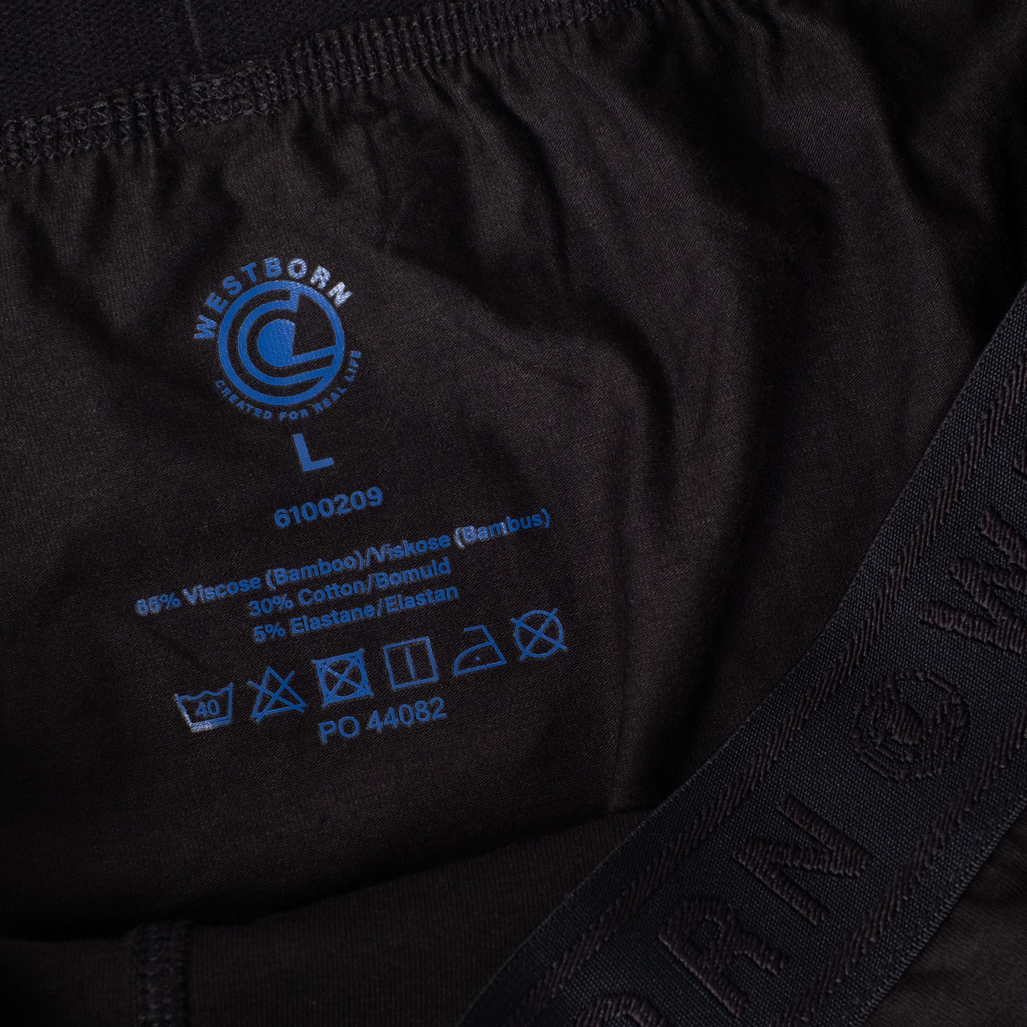 Westborn 2-pak bambus boxershorts, Black, large image number 3