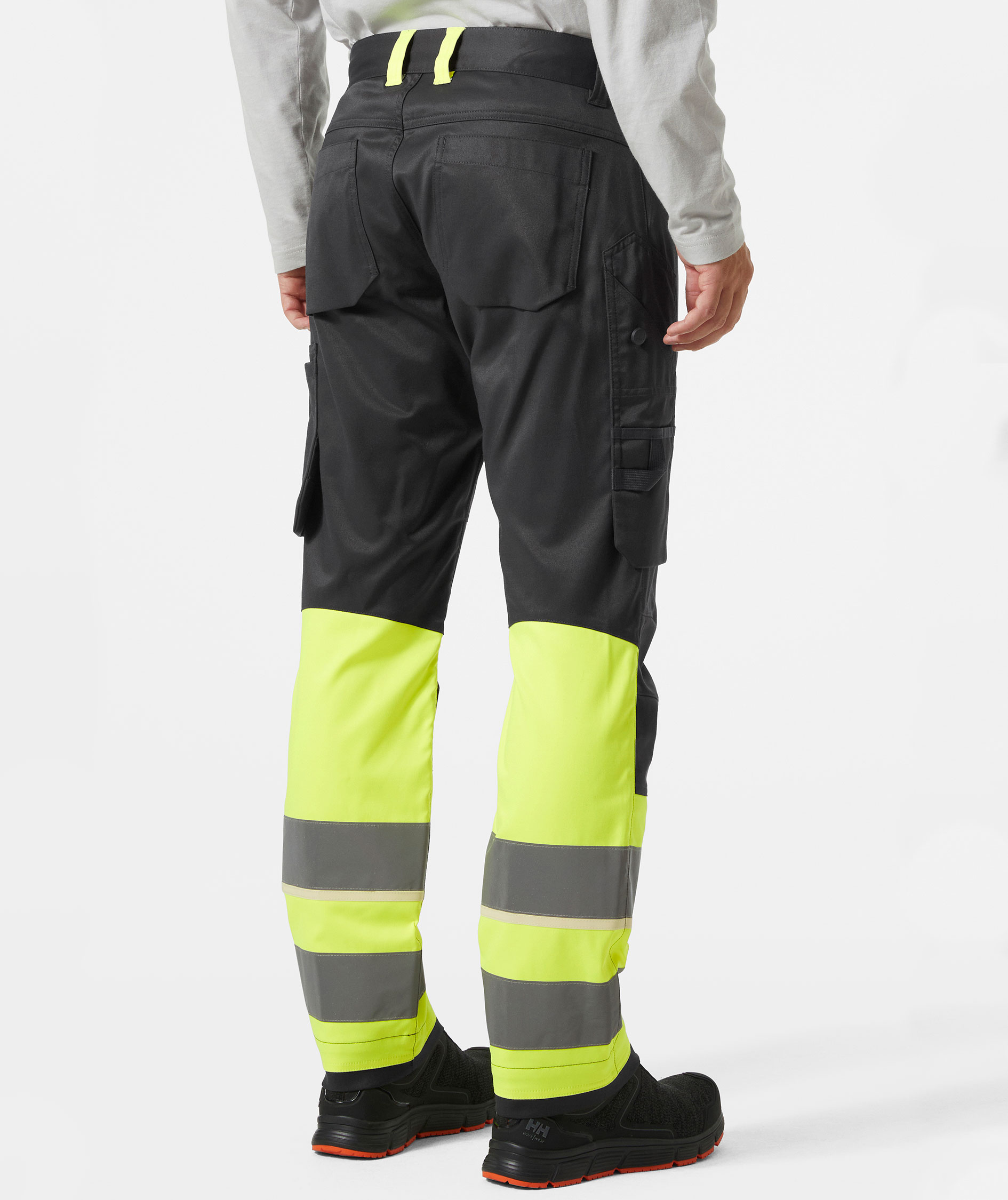 Helly Hansen UC-ME arbetsbyxa, Varsel Gul/Ebony, large image number 3