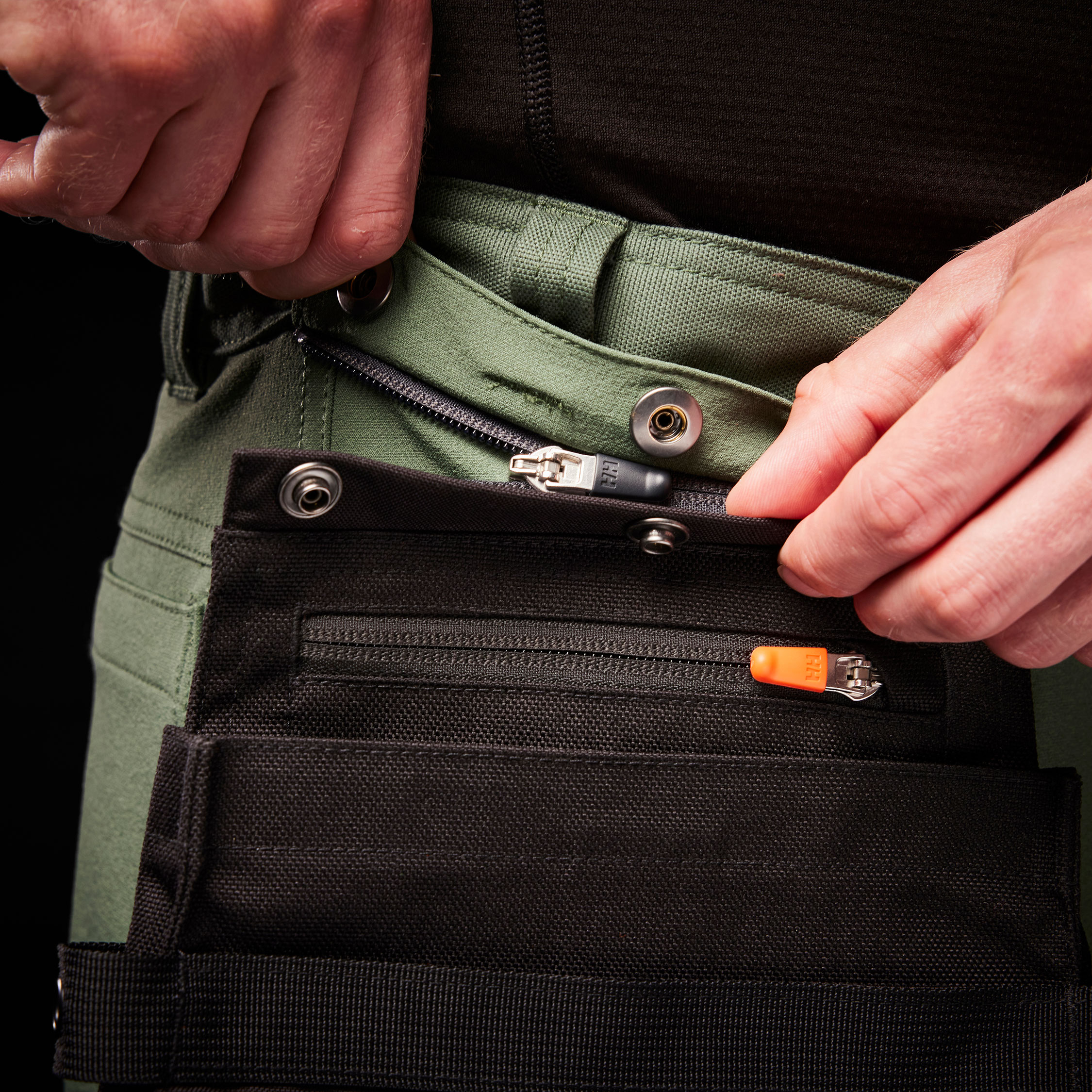 Helly Hansen Connect&trade; Utility l&ouml;st h&auml;ngande ficka, Black, Black, large image number 3