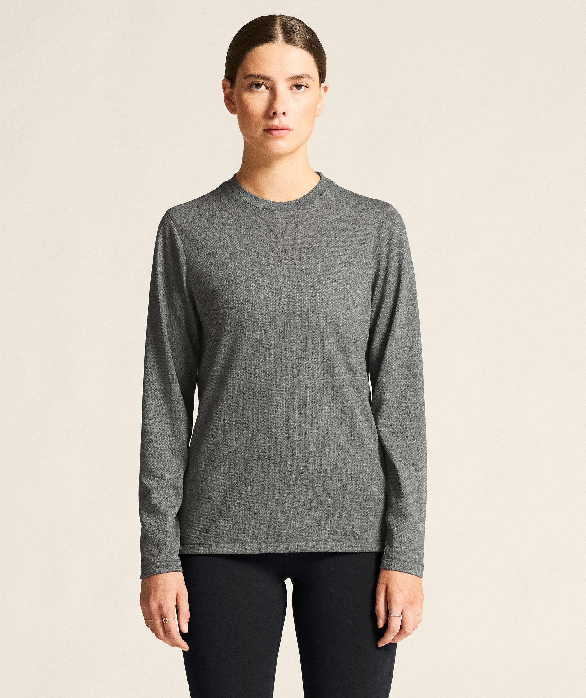 Craft Thermal Mesh women's baselayer sweater, Dark Grey Melange, large image number 1