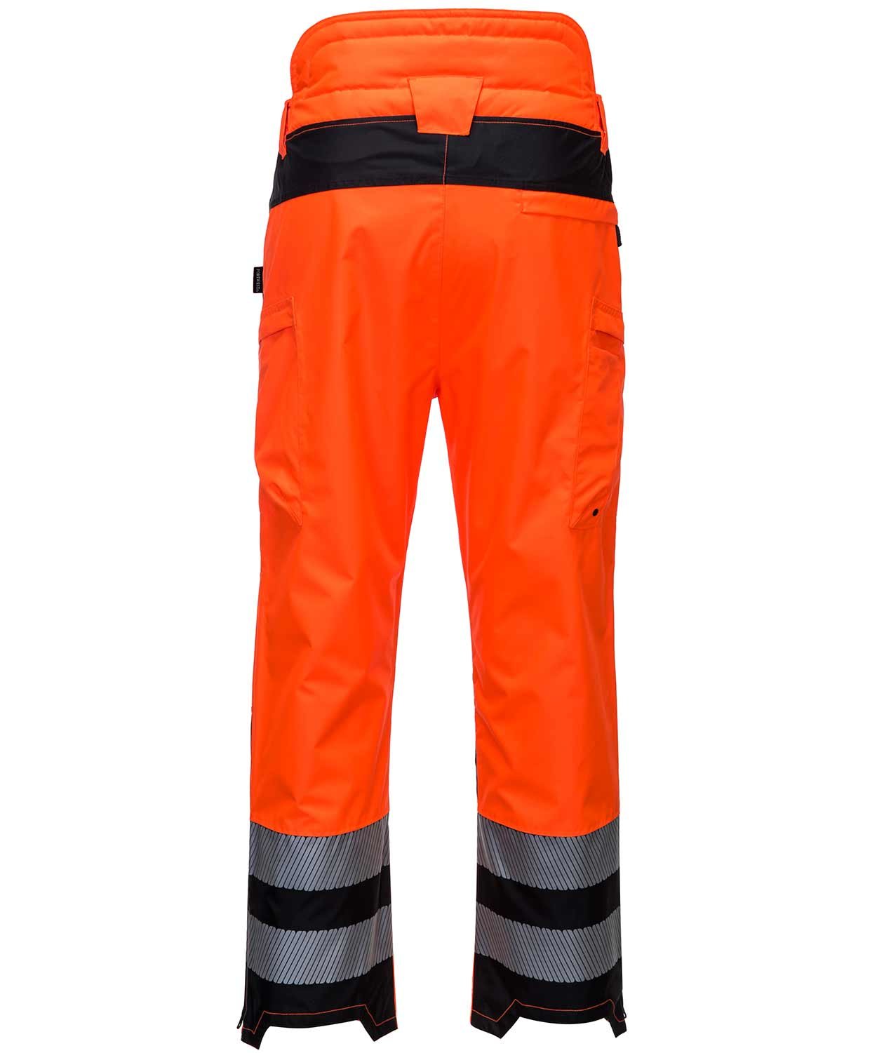 Portwest PW3 rain trousers, Hi-Vis Orange/Black