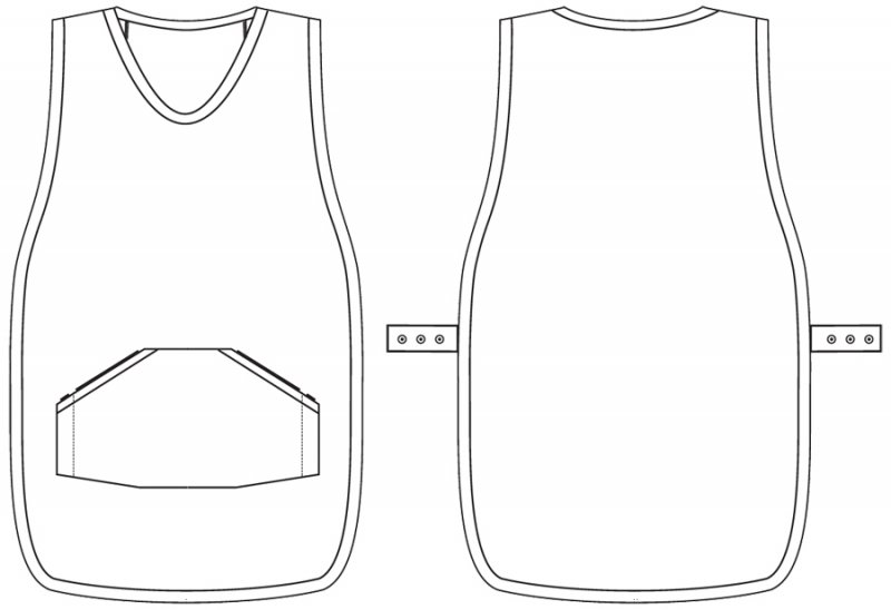 Kentaur sandwich apron with pockets, Black, large image number 2