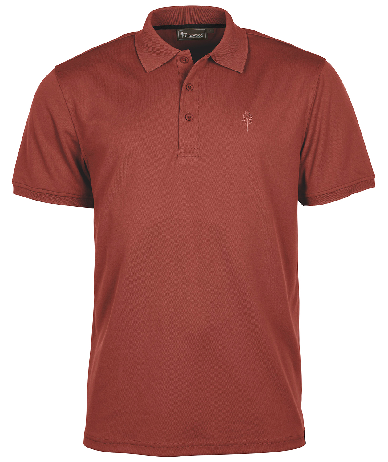 Pinewood  Ramsey polo T-shirt, Terracotta, Terracotta, swatch