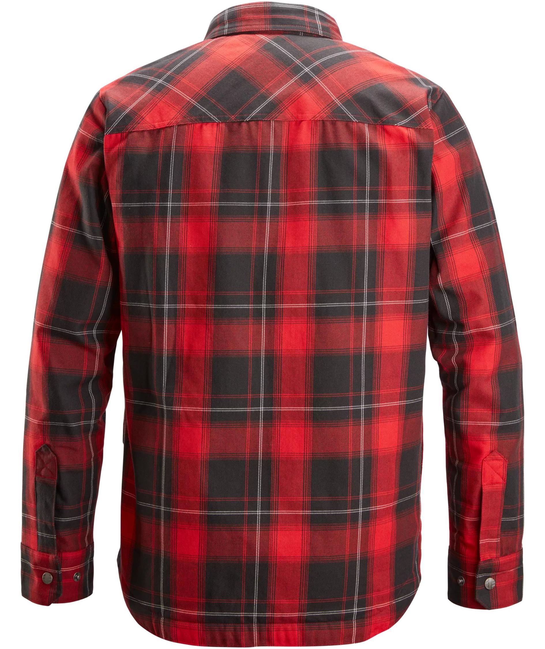 Snickers AllroundWork flanell skjortejakke 8522, Chili Red/Black, large image number 2