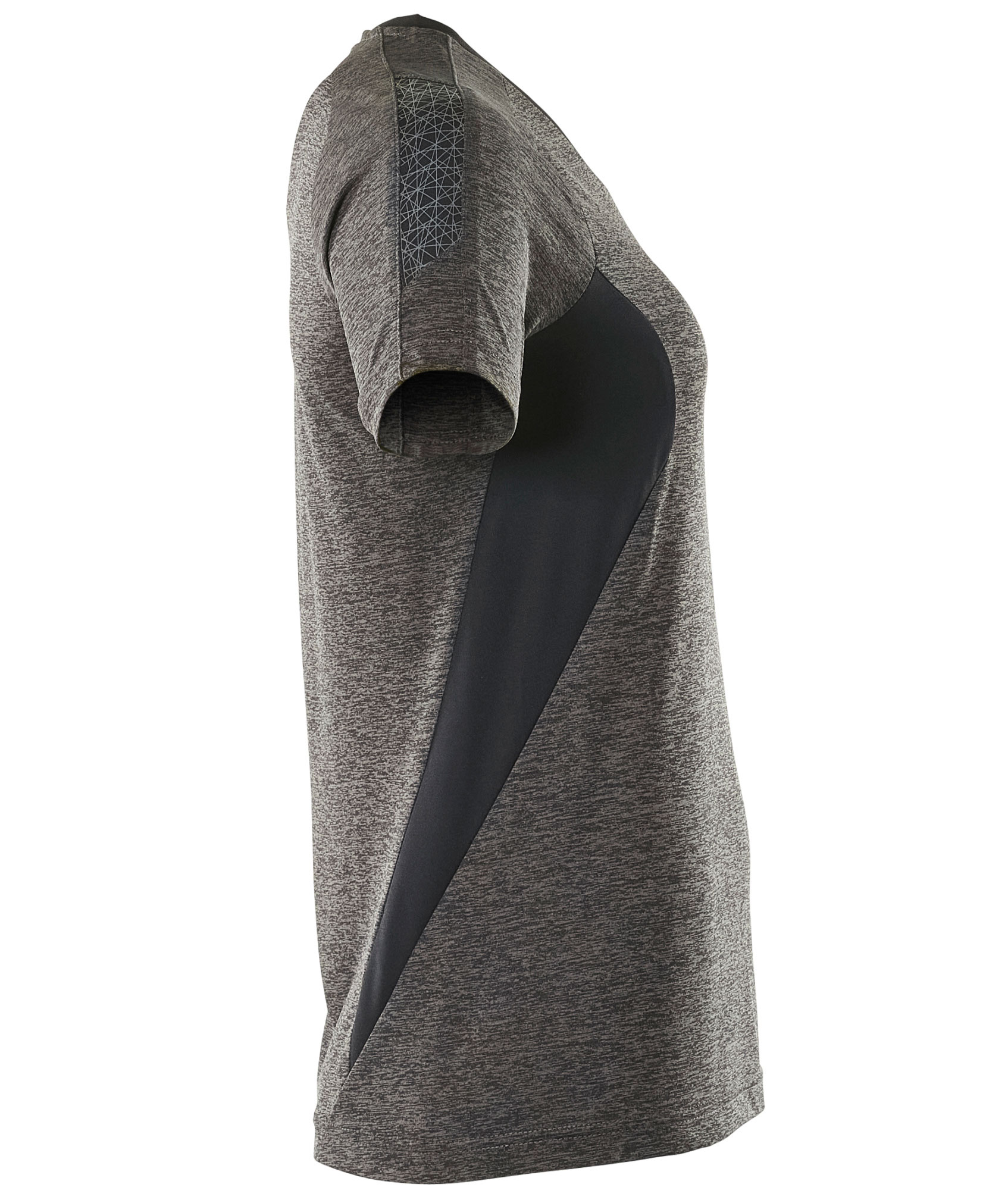 Mascot Accelerate Coolmax dame T-skjorte, M&oslash;rk Antrasitt/Svart, large image number 2