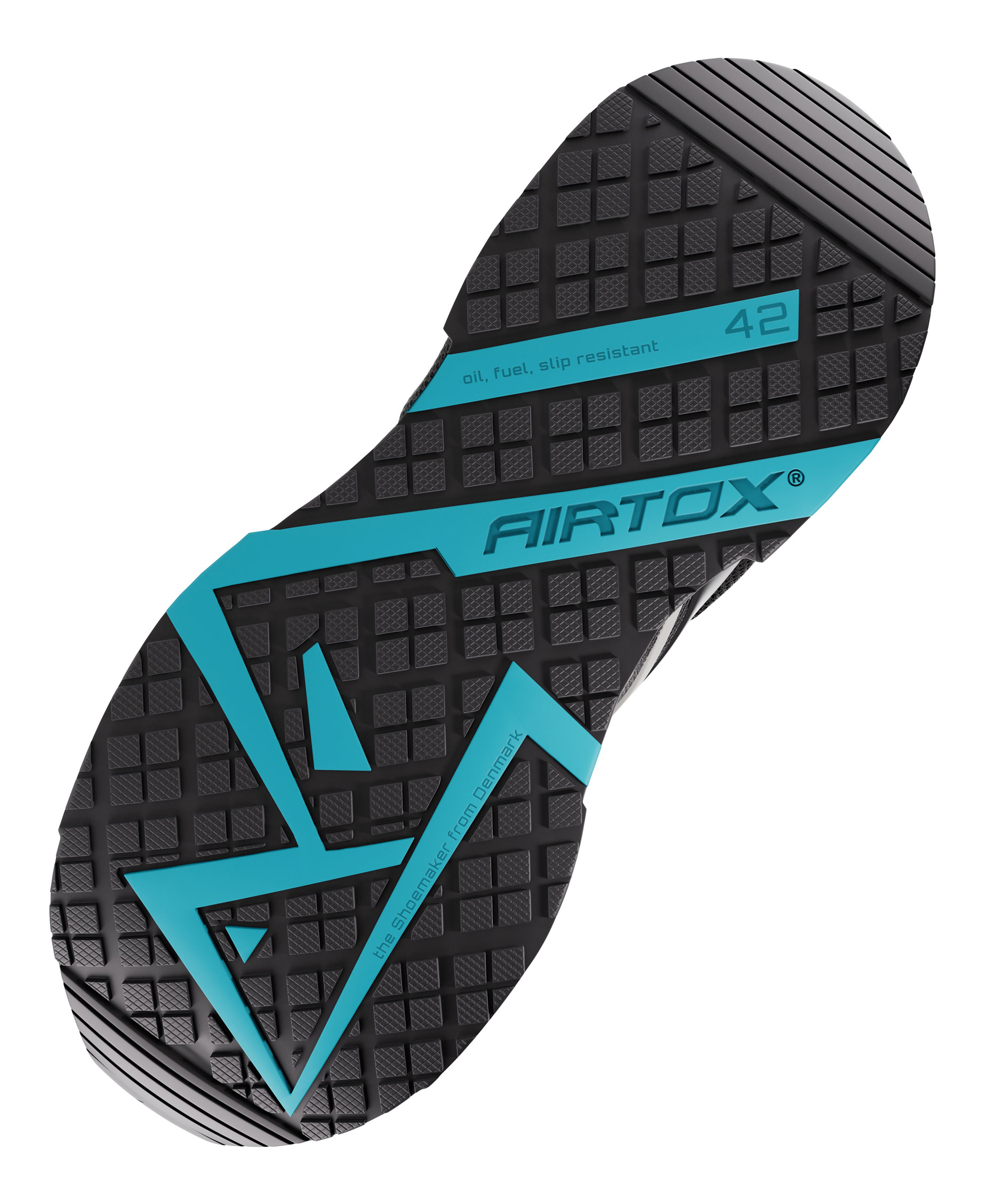 Airtox FM11 safety shoes S1P, Black/White, large image number 8