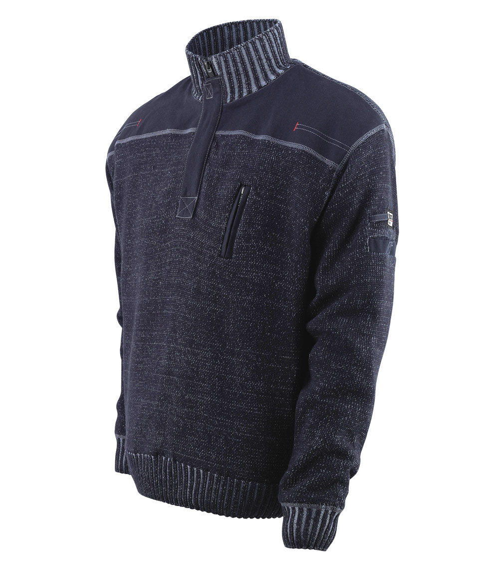 Mascot Frontline Naxos stickad tr&ouml;ja, Bl&aring;gr&aring;, large image number 3