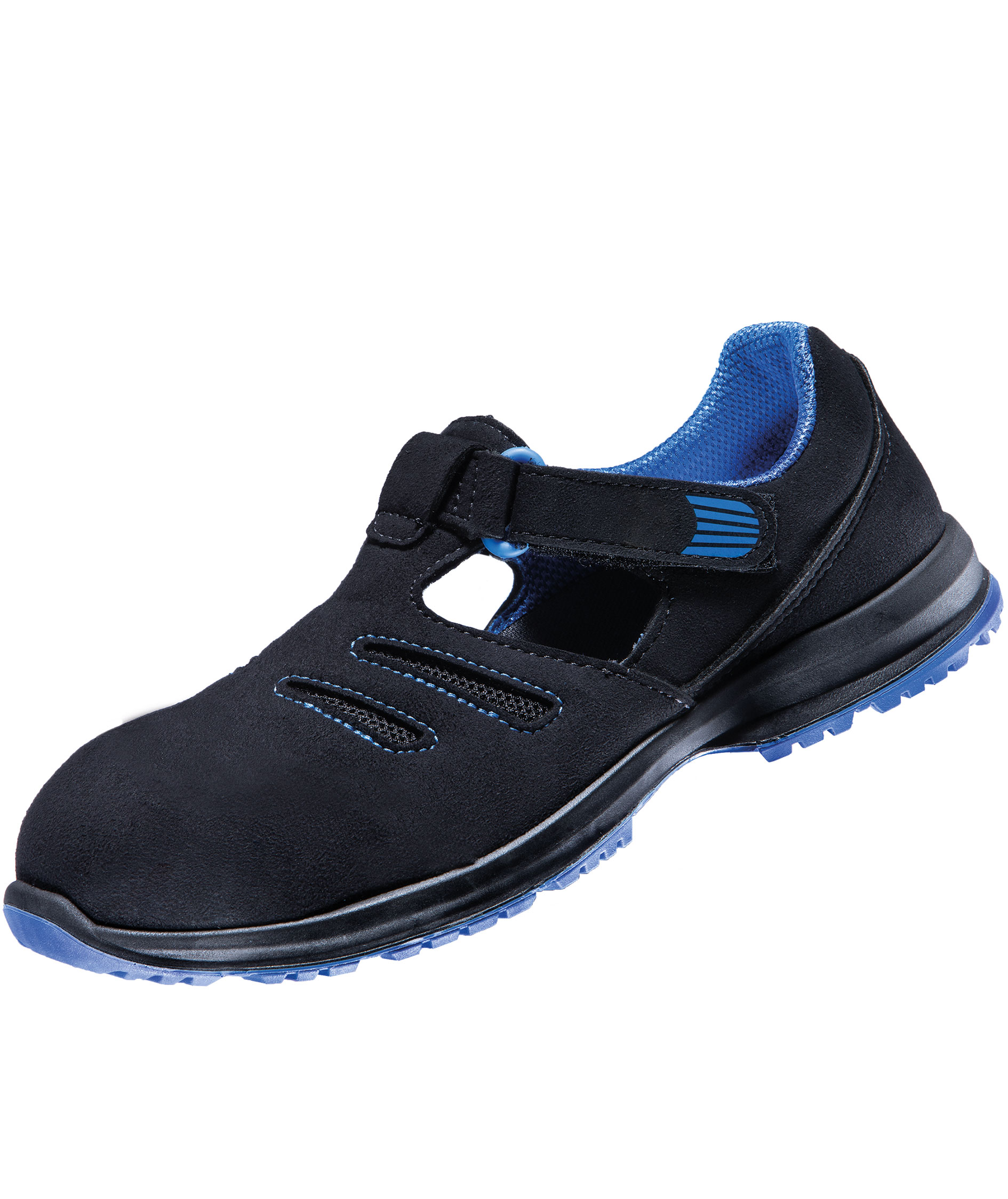 Atlas GX 350 2.0 Black skyddssandaler S1 dam, Svart/Bl&aring;