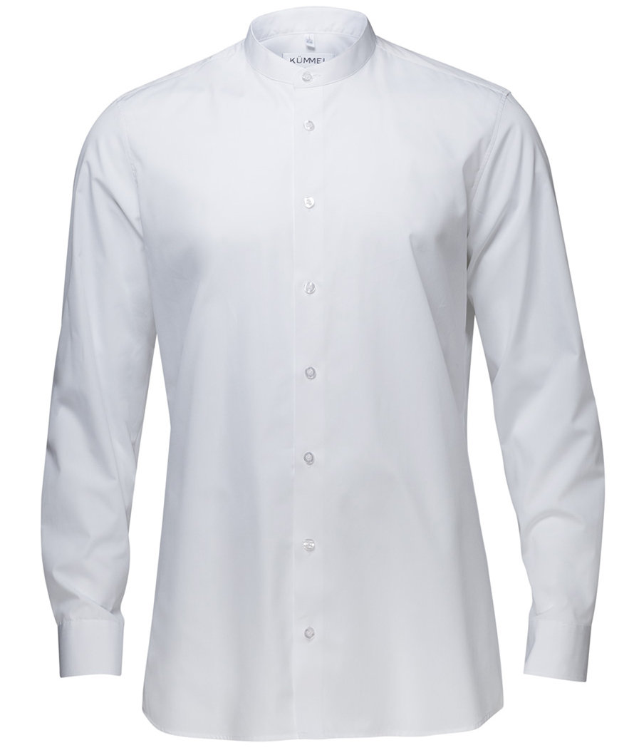 K&uuml;mmel Daniel Slim fit poplinskjorta, Vit