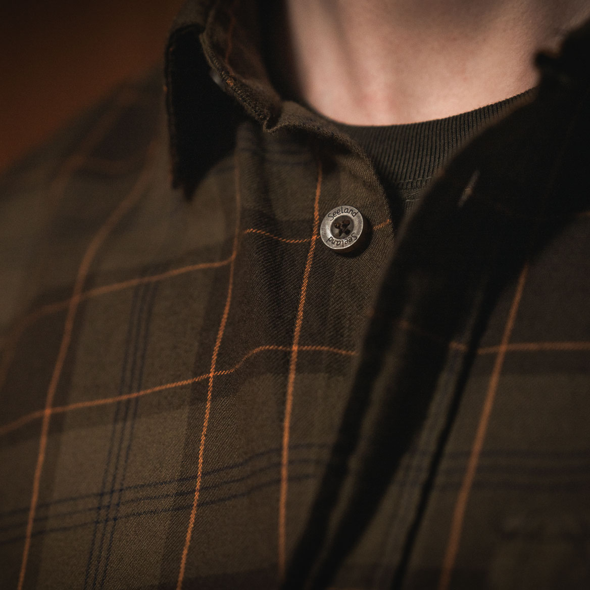 Seeland Glen Flanellhemd, Pine Green/Dark Navy Check, large image number 4