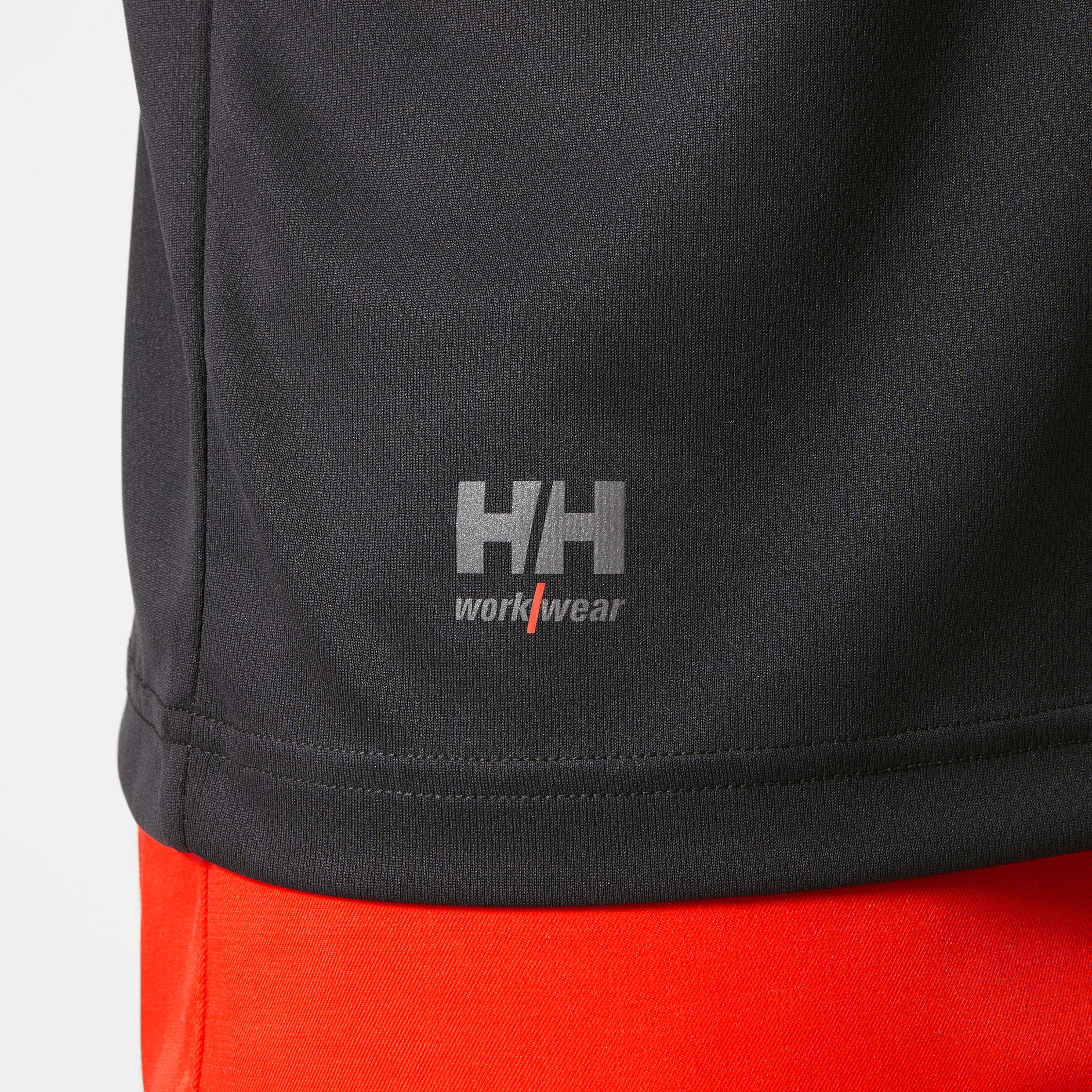 Helly Hansen Addvis T-shirt, Hi-Vis R&oslash;d/Ebony, large image number 3