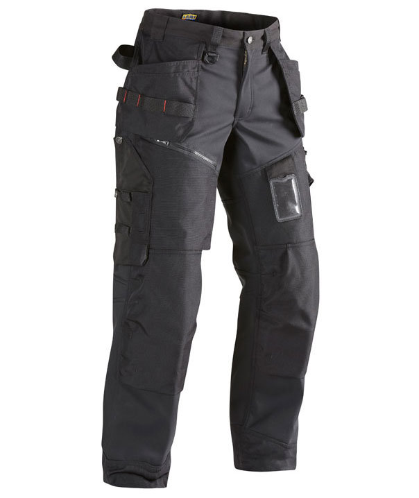 Bl&aring;kl&auml;der h&aring;ndverksbukse X1500, Svart, large image number 0