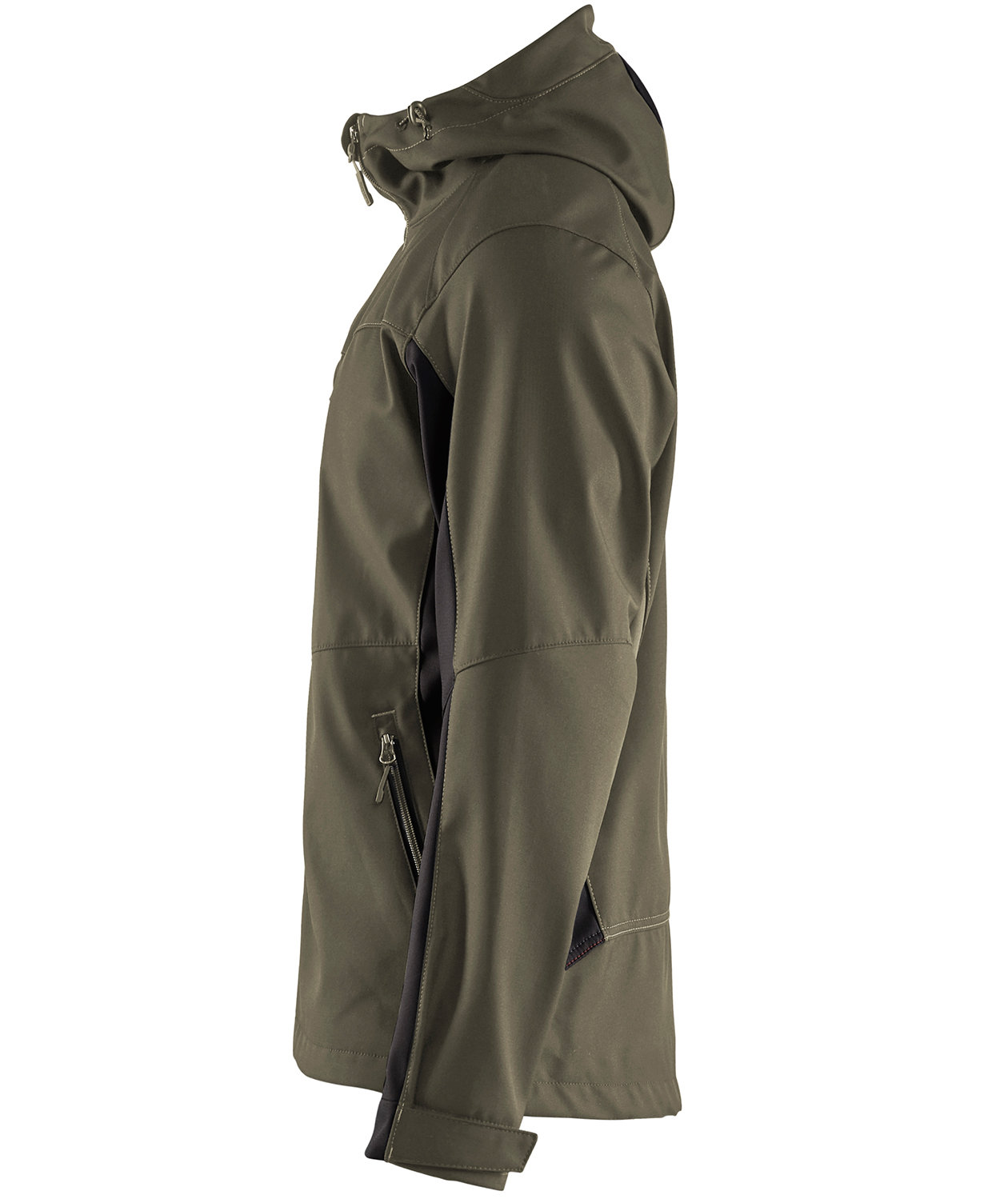 Bl&aring;kl&auml;der Unite softshell jacket, Olive Green/Black, large image number 2