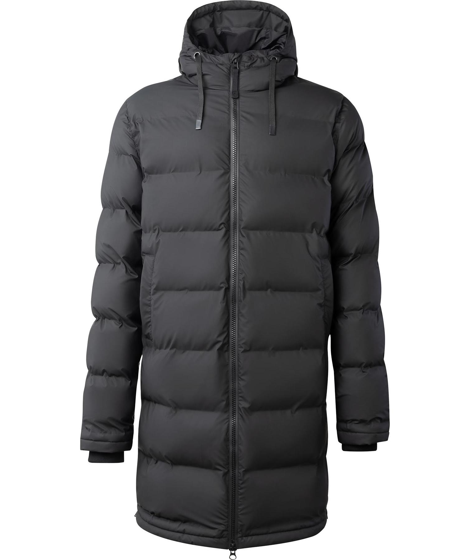 Matterhorn Shanna l&aring;ng vadderad jacka, Black