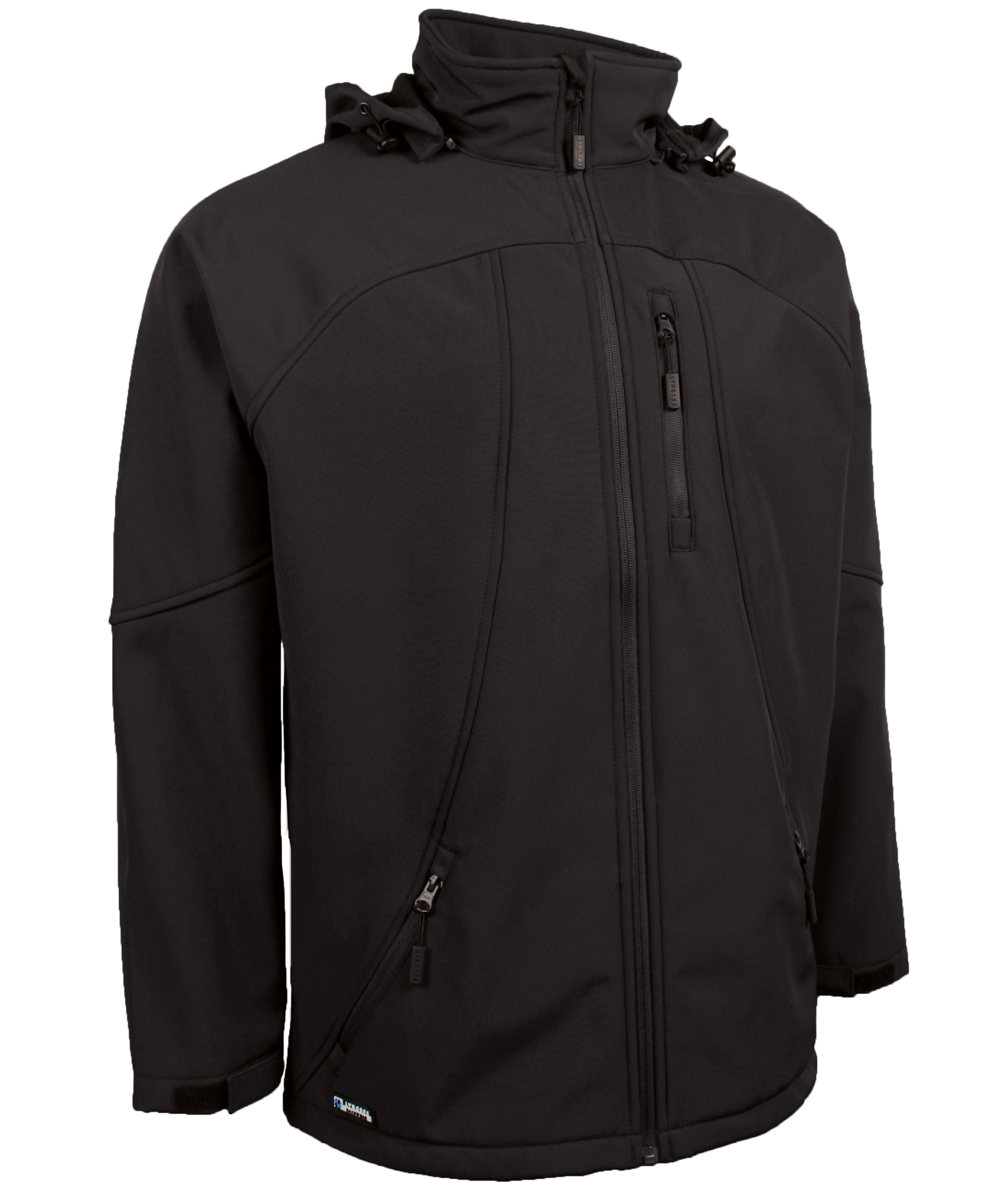 Lyngsoe ​softshelljacka, Svart
