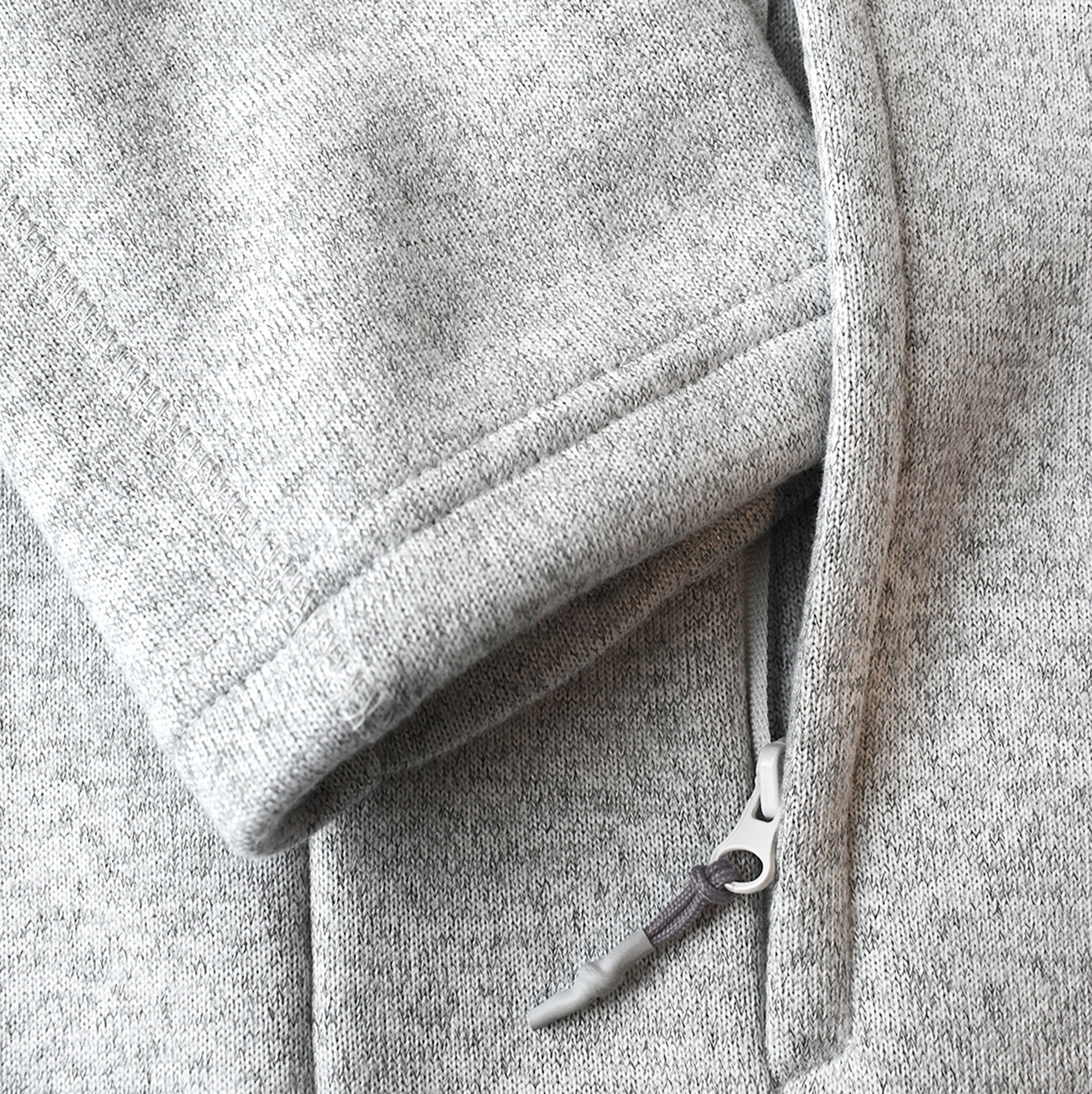 Nimbus Play Montana knitted women's fleece jacket, Light Grey Melange, large image number 4