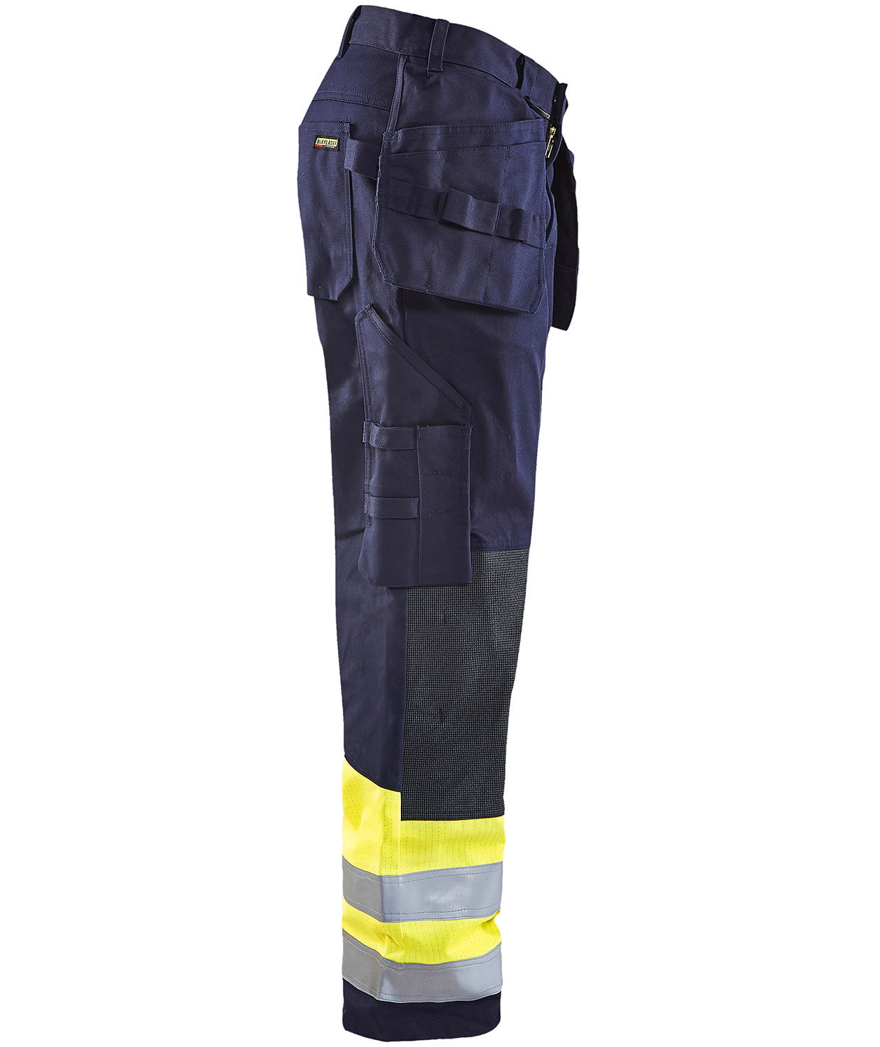 Bl&aring;kl&auml;der Multinorm craftsman trousers, Marine/Hi-Vis yellow, large image number 3