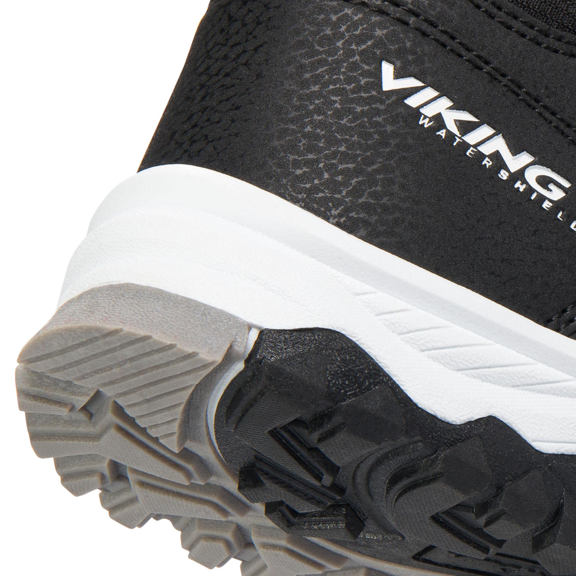 Viking Akkarvik WP winter boots for kids, Black/Gran, large image number 2