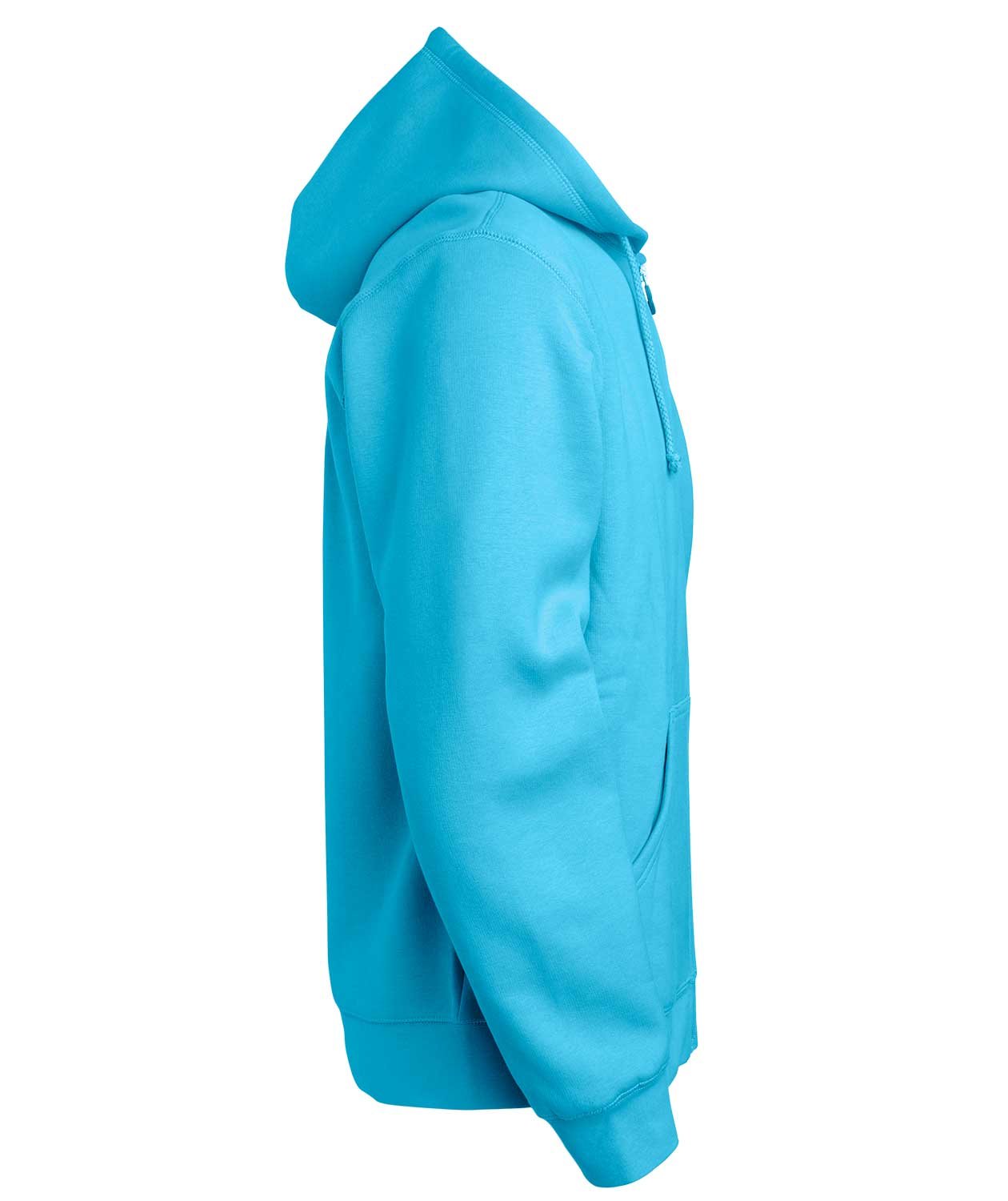 South West Parry hoodie med blixtl&aring;s, Aquabl&aring;