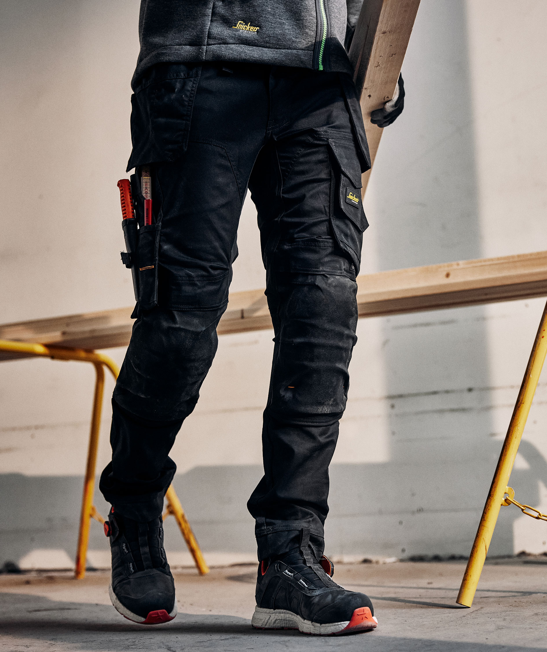 Snickers AllroundWork h&aring;ndverksbukse 6241, Svart, large image number 9