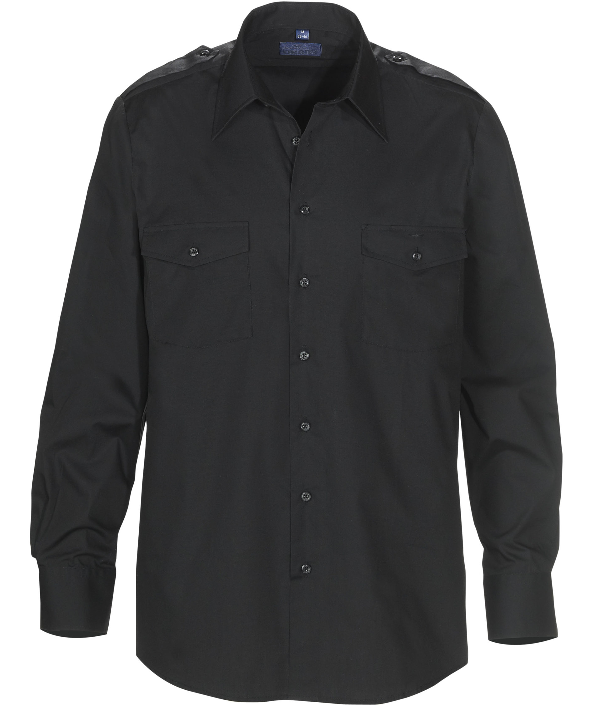 Derby of Sweden Maverick Comfort fit pilotskjorte, Black