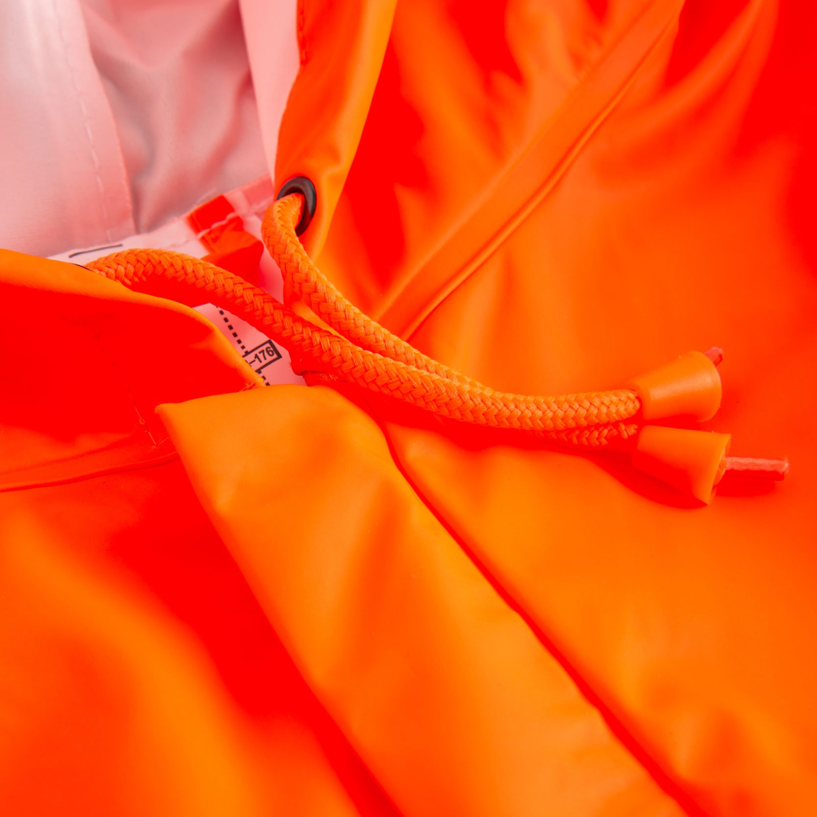 Lyngs&oslash;e PU regnjacka, Varsel Orange/Marinbl&aring;