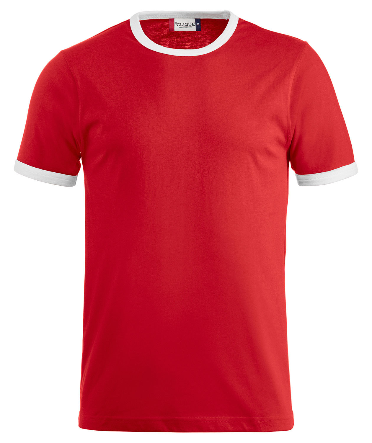 Clique Nome T-skjorte, R&oslash;d/Hvit, large image number 0