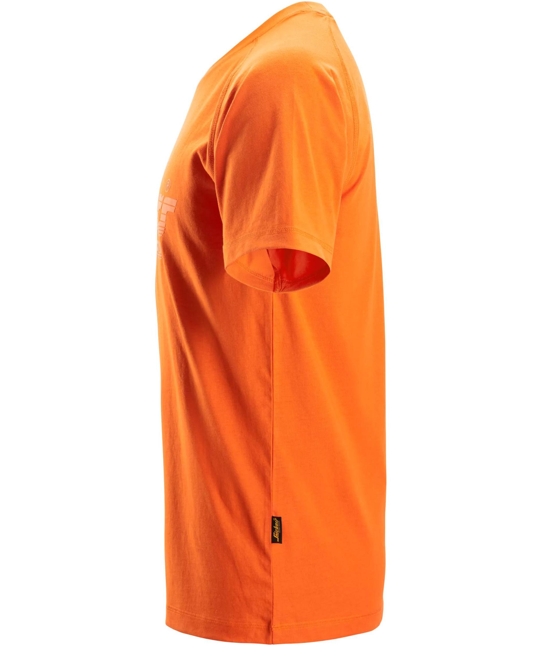 Snickers logo T-skjorte 2590, Warm Orange, large image number 4