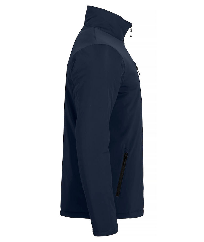 Clique fodrad softshelljacka, M&ouml;rk marinbl&aring;, large image number 3