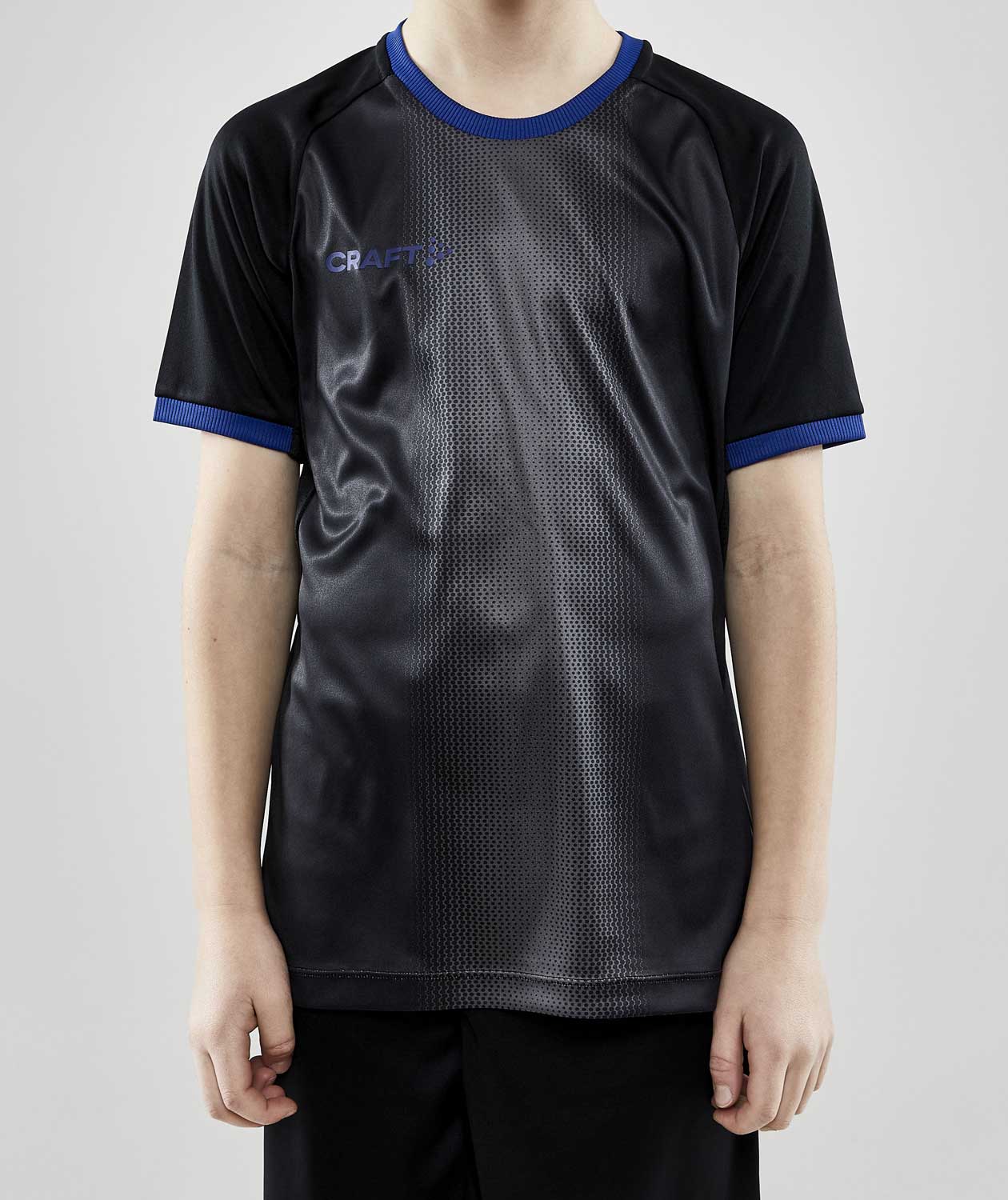 Craft Progress 2.0 Graphic Jersey T-Shirt f&uuml;r Kinder, Schwarz/Club Cobolt, large image number 1