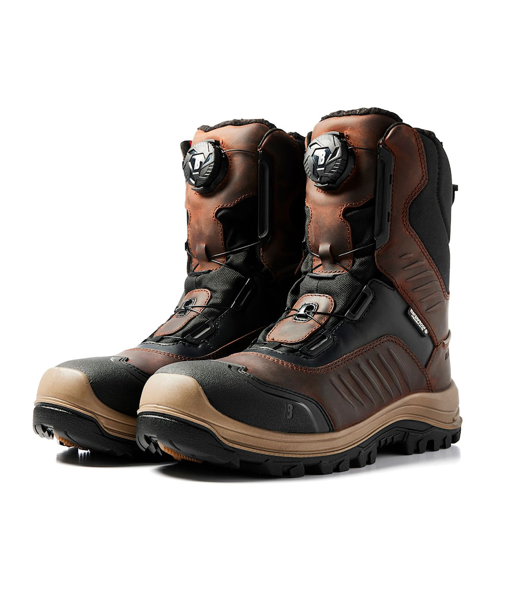 Bl&aring;kl&auml;der Storm vinter vernest&oslash;vler S3, Brun/Svart, large image number 2