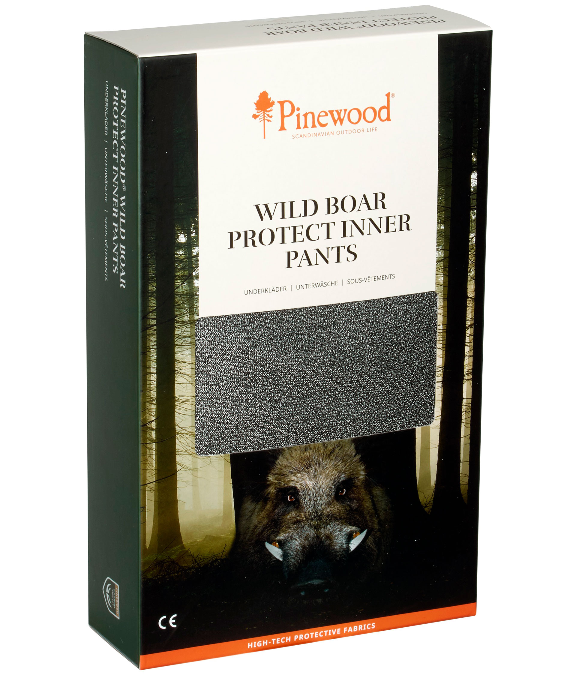 Pinewood&nbsp;Wildboar Protect inderbukser, M&oslash;rk Antracit Melange, large image number 2