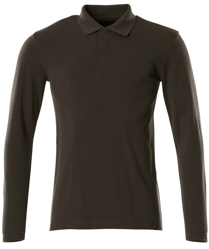 Mascot Crossover langermet polo T-skjorte, M&oslash;rk Antrasittgr&aring;, M&oslash;rk Antrasittgr&aring;, swatch