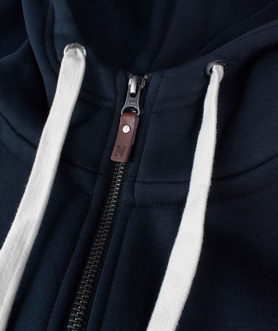 Nimbus Williamsburg women's hoodie with full zipper, Navy, large image number 2