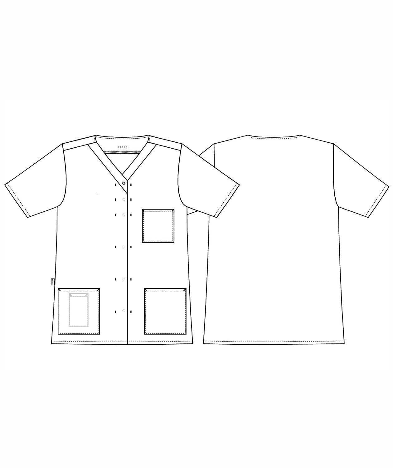 Kentaur short-sleeved women's shirt, White, large image number 3