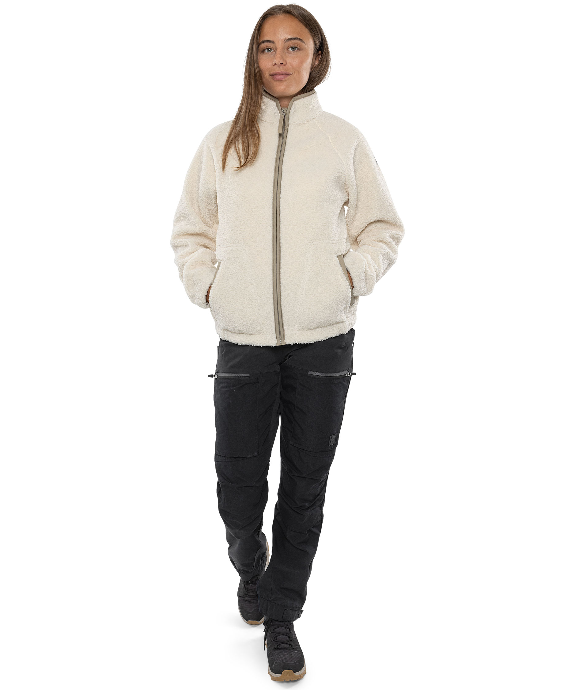 Fristads Copper dame fiberpelsjakke, Hvit