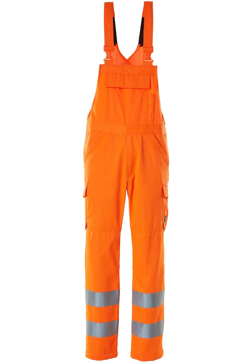 Mascot Safe Light bib and braces, Hi-vis Orange, large image number 0