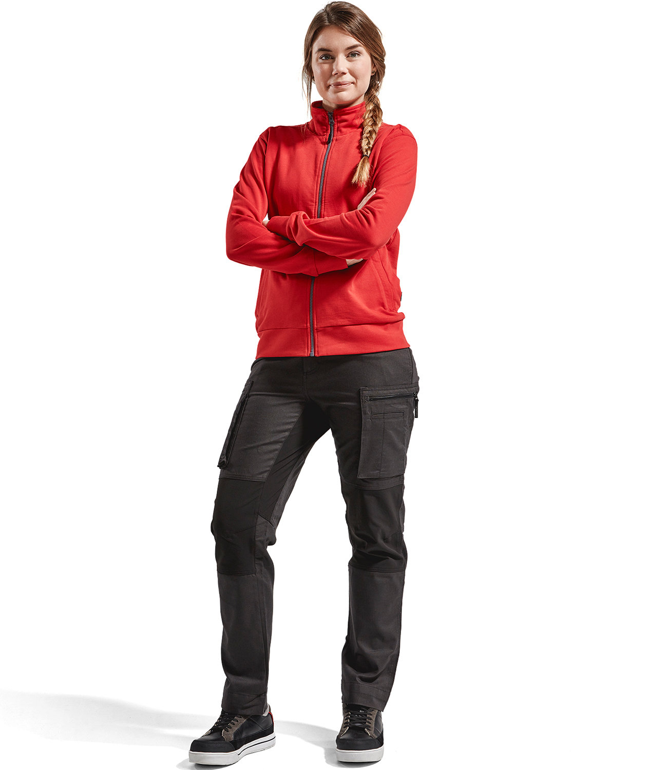 Bl&aring;kl&auml;der cardigan dam, R&ouml;d