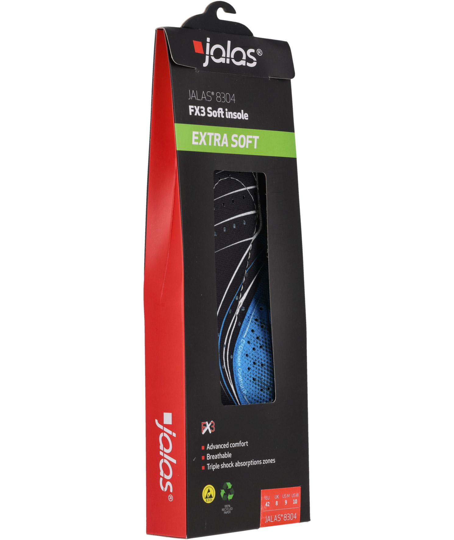 Jalas FX3 Soft innersula, Svart/Gul, large image number 3